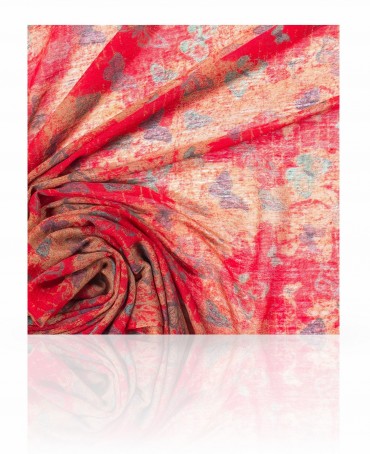 Палантин Женский W-VINTBUTTERFLY/RED